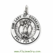 Sterling Silver Our Lady of Guadalupe Medal