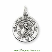 Sterling Silver Our Lady of Perpetual Help Medal