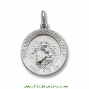 Sterling Silver Our Lady of Perpetual Help Medal