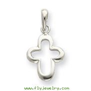 Sterling Silver Outline Cross Pendant