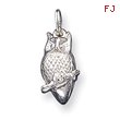 Sterling Silver Owl Charm