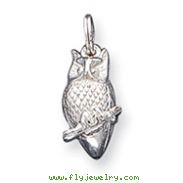 Sterling Silver Owl Charm