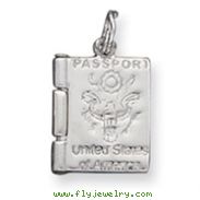 Sterling Silver Passport Charm