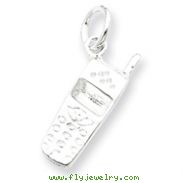 Sterling Silver Phone Charm