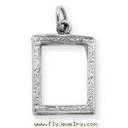 Sterling Silver Picture Frame Charm