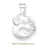 Sterling Silver Pig Charm