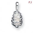 Sterling Silver Pinecone Charm