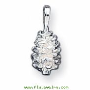 Sterling Silver Pinecone Charm