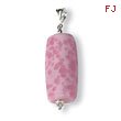 Sterling Silver Pink Murano Glass Pendant