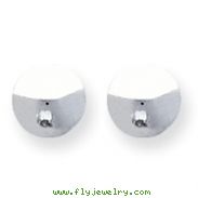 Sterling Silver Polished 10mm Ball Earrings