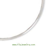 Sterling Silver Polished 3mm Neck Collar