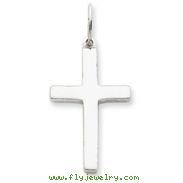 Sterling Silver Polished Cross Pendant