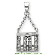 Sterling Silver Purse Charm