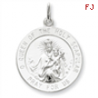 Sterling Silver Queen of the Holy Scapular Medal