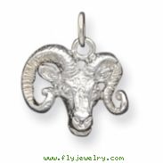 Sterling Silver Ram Charm