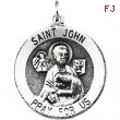 Sterling Silver Rd St John Pend Medal
