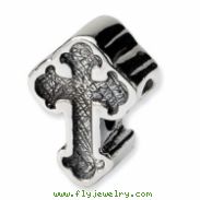 Sterling Silver Reflections Budded Cross Bead