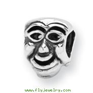 Sterling Silver Reflections Comedy Mask Bead