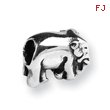Sterling Silver Reflections Elephant Bead