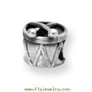 Sterling Silver Reflections Kids Drum Bead