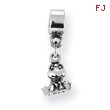 Sterling Silver Reflections Kids Frog Dangle Bead