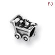 Sterling Silver Reflections Kids Shopping Cart Bead