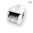 Sterling Silver Reflections Piano Bead