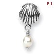 Sterling Silver Reflections Shell Cultured Pearl Dangle Bead