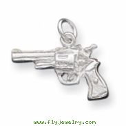 Sterling Silver Revolver Charm