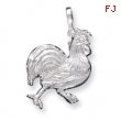 Sterling Silver Rooster Charm