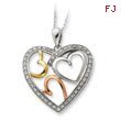 Sterling Silver Rose & Gold-plated The Bond Of Love 18