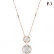 Sterling Silver ROSE GOLD PLATED 17.00 INCH NONE