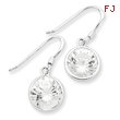 Sterling Silver Round Clear CZ Earrings