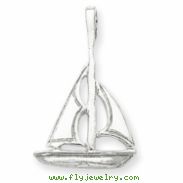 Sterling Silver Sailboat Charm