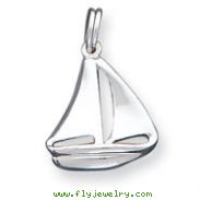 Sterling Silver Sailboat Charm