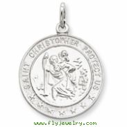 Sterling Silver Saint Christopher Medal