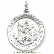 Sterling Silver Saint Christopher Medal