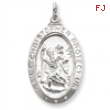 Sterling Silver Saint Christopher Medal