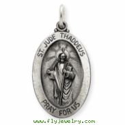 Sterling Silver Saint Jude Thaddeus Medal