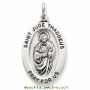 Sterling Silver Saint Jude Thaddeus Medal