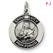 Sterling Silver Saint Lucy Medal