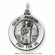 Sterling Silver Saint Patrick Medal