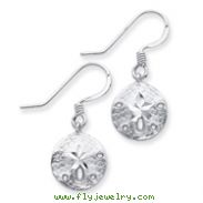 Sterling Silver Sand Dollar Earrings