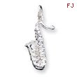 Sterling Silver Saxaphone Charm