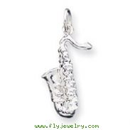 Sterling Silver Saxaphone Charm