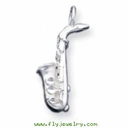 Sterling Silver Saxophone Charm