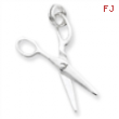 Sterling Silver Scissors Charm