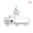Sterling Silver Semi with Trailer Charm