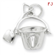 Sterling Silver Shovel and Pail Charm