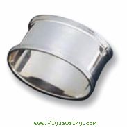 Sterling Silver Single Oval Napkin Ring
